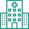 Hospital building web icon Hospital building web icon